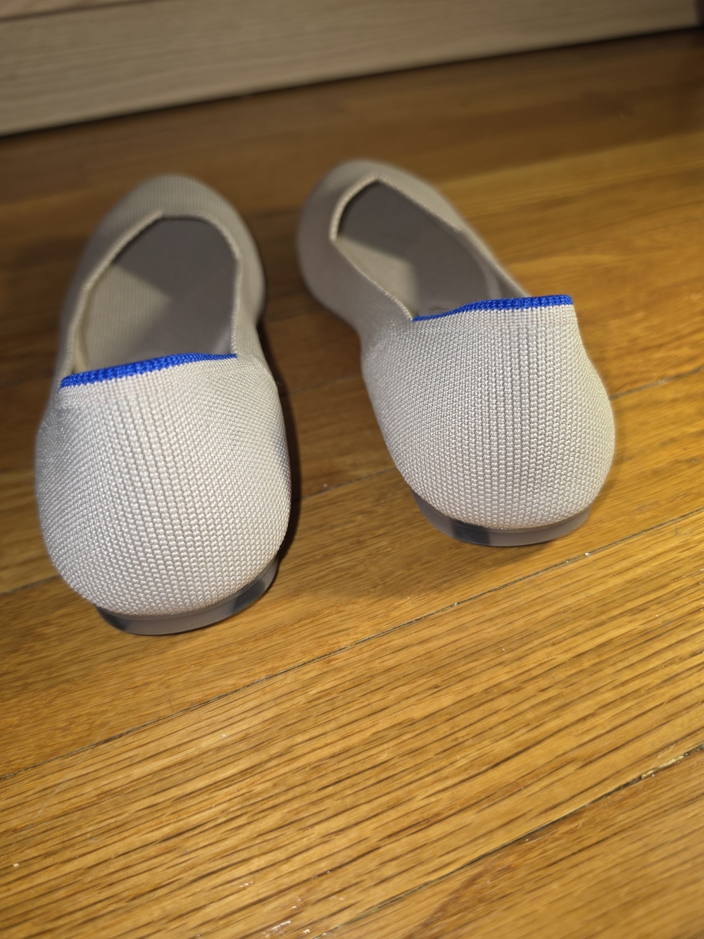 New Rothy’s The Flat Ecru Knit Ballet Flats Size 8 - Picture 4 of 4